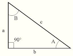 Right angled triangle 