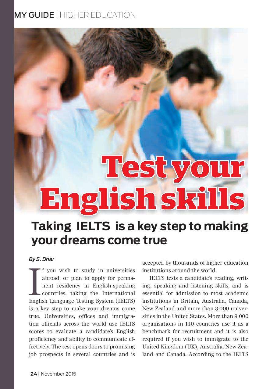 Test Your English Skills