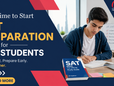 write seo meta details for Best Time to Start SAT Preparation for UAE Students